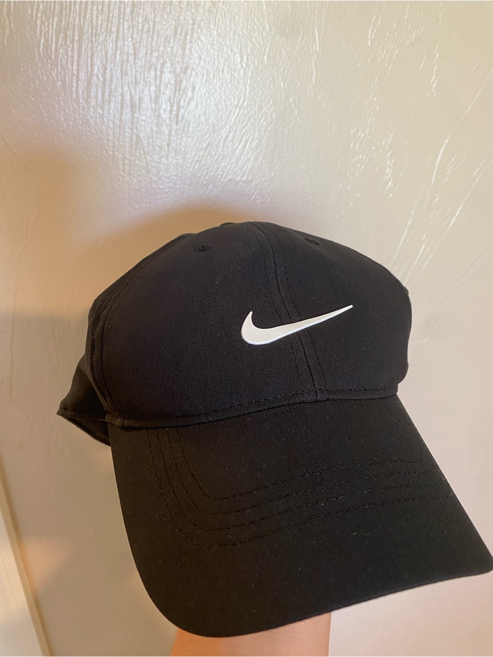 Nike Black Cap with White Swoosh - Men’s Casual Hat